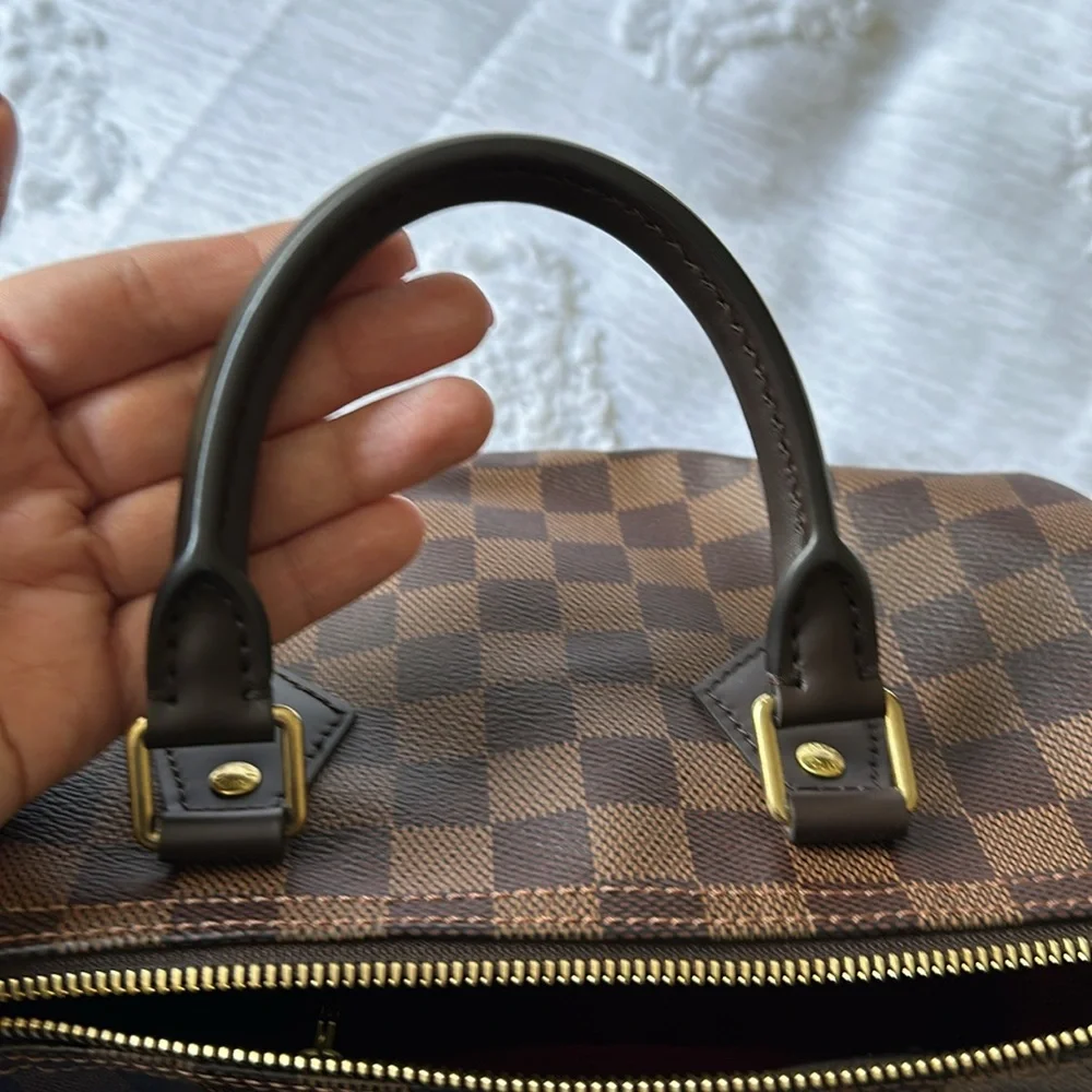 LIKE NEW LOUIS VUITTON SPEEDY 25 DAMIER EBENE - Picture 6 of 15